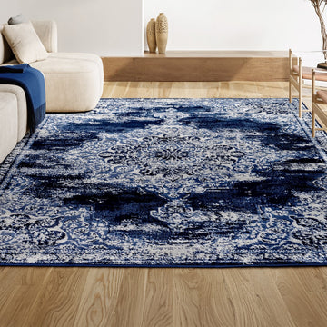 Alhambra Ornate Medallion Modern Area Rug